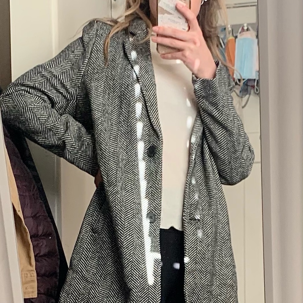 High Quality Herringbone Coat